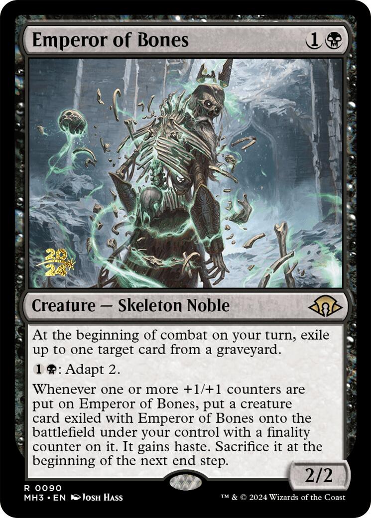 Emperor of Bones [Modern Horizons 3 Prerelease Promos] | Eastridge Sports Cards & Games