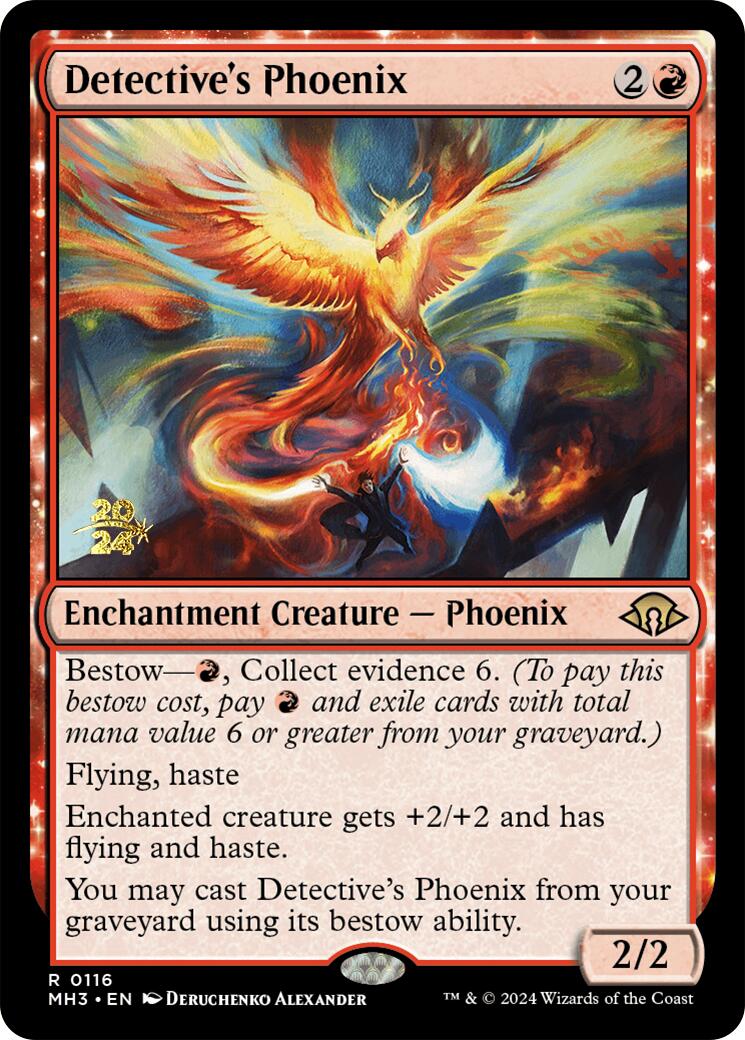 Detective's Phoenix [Modern Horizons 3 Prerelease Promos] | Eastridge Sports Cards & Games