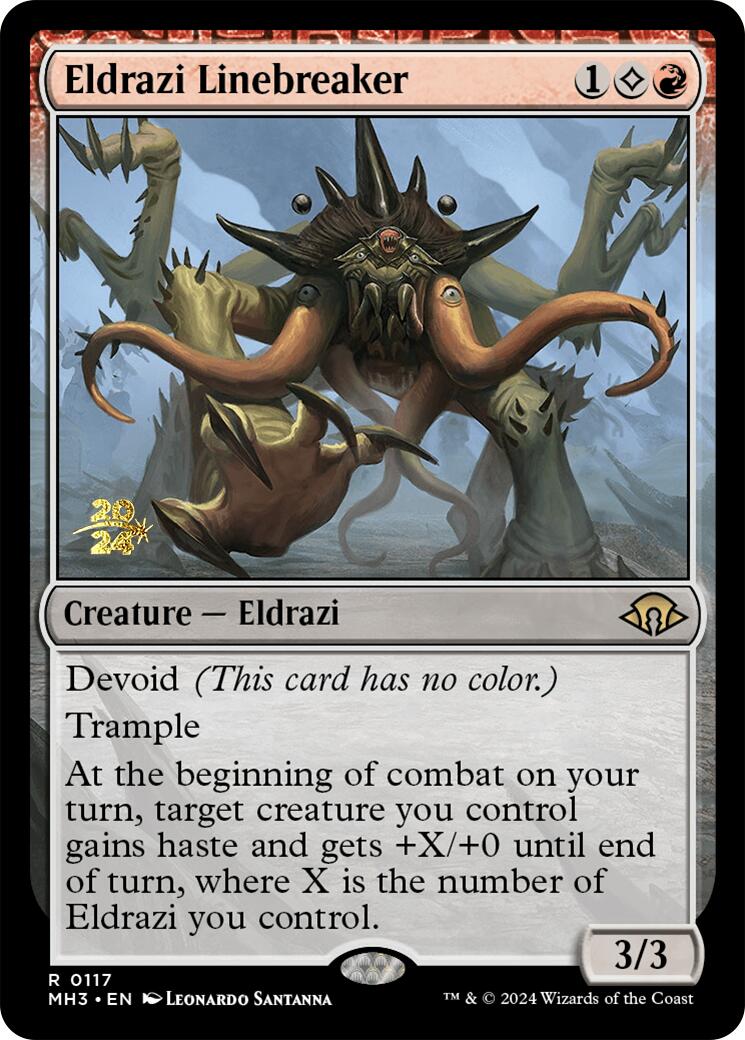 Eldrazi Linebreaker [Modern Horizons 3 Prerelease Promos] | Eastridge Sports Cards & Games