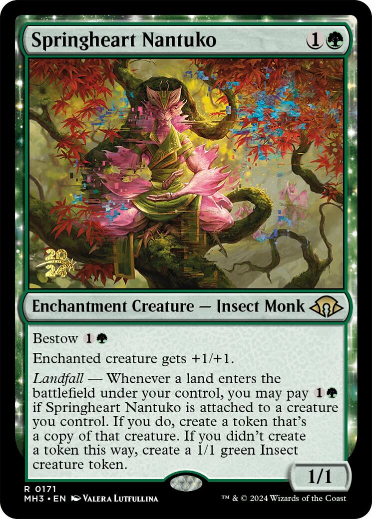 Springheart Nantuko [Modern Horizons 3 Prerelease Promos] | Eastridge Sports Cards & Games