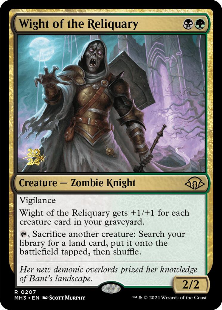 Wight of the Reliquary [Modern Horizons 3 Prerelease Promos] | Eastridge Sports Cards & Games