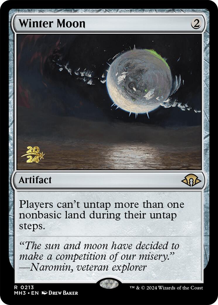 Winter Moon [Modern Horizons 3 Prerelease Promos] | Eastridge Sports Cards & Games