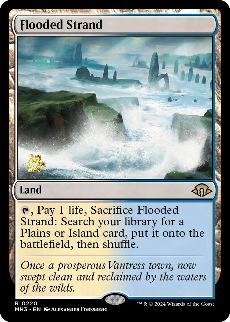 Flooded Strand [Modern Horizons 3 Prerelease Promos] | Eastridge Sports Cards & Games