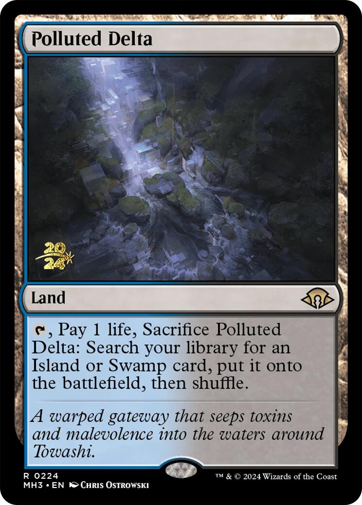 Polluted Delta [Modern Horizons 3 Prerelease Promos] | Eastridge Sports Cards & Games