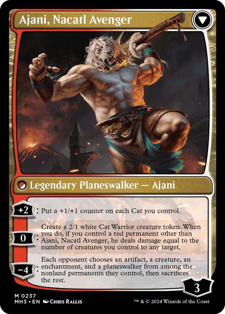 Ajani, Nacatl Pariah [Modern Horizons 3 Prerelease Promos] | Eastridge Sports Cards & Games