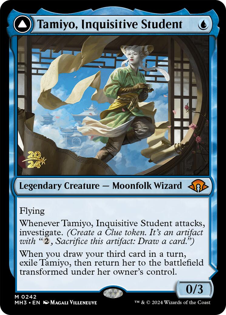 Tamiyo, Inquisitive Student [Modern Horizons 3 Prerelease Promos] | Eastridge Sports Cards & Games