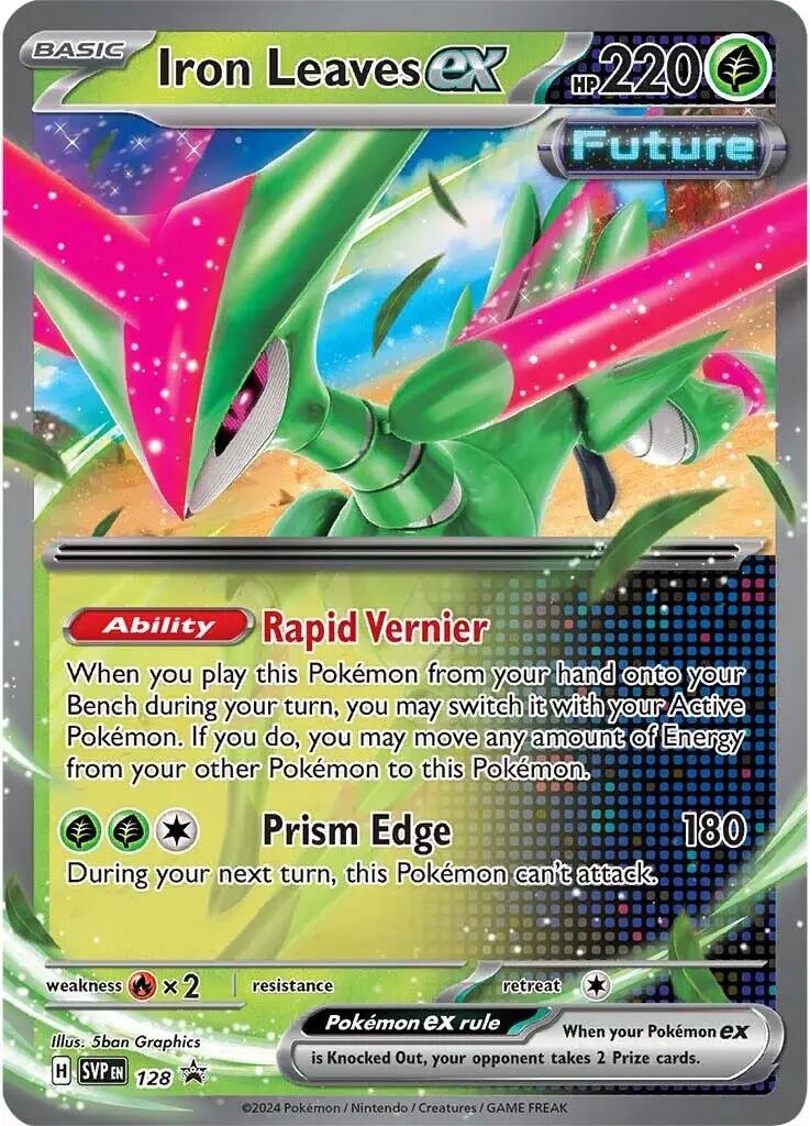 Iron Leaves ex (128) [Scarlet & Violet: Black Star Promos] | Eastridge Sports Cards & Games