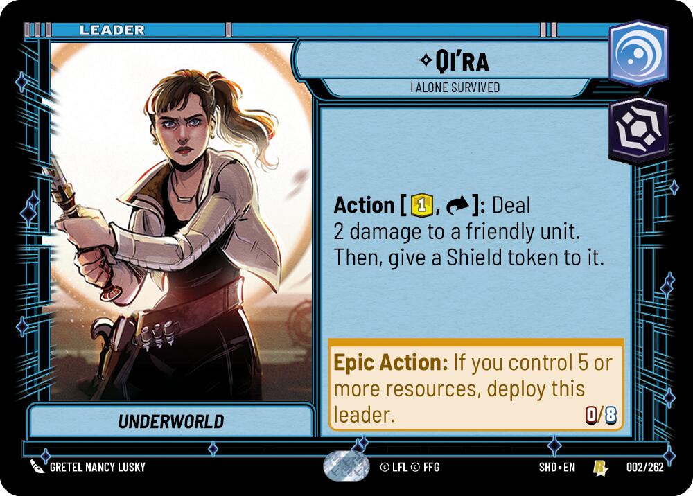 Qi'ra - I Alone Survived (002/262) (002/262) [Shadows of the Galaxy] | Eastridge Sports Cards & Games