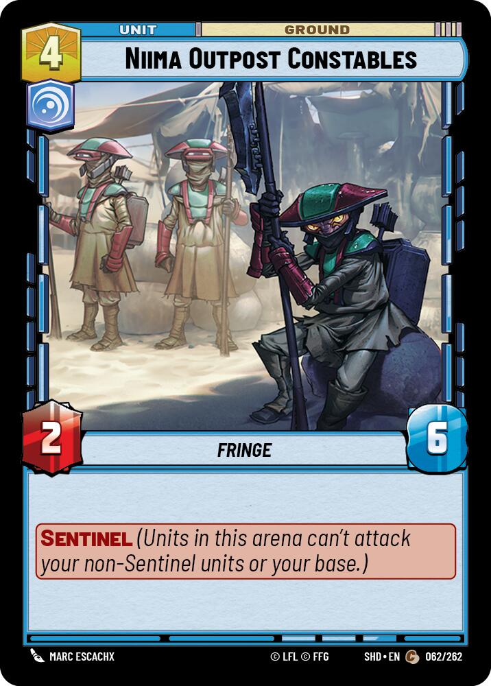Niima Outpost Constables (062/262) (062/262) [Shadows of the Galaxy] | Eastridge Sports Cards & Games