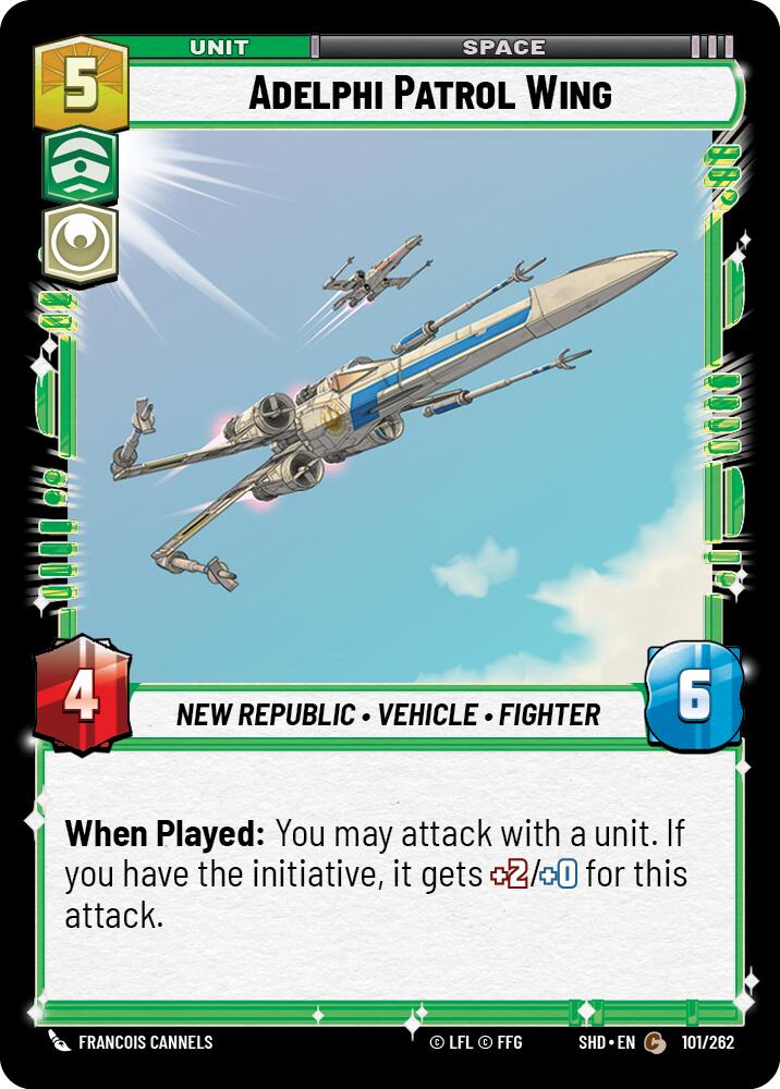Adelphi Patrol Wing (101/262) (101/262) [Shadows of the Galaxy] | Eastridge Sports Cards & Games
