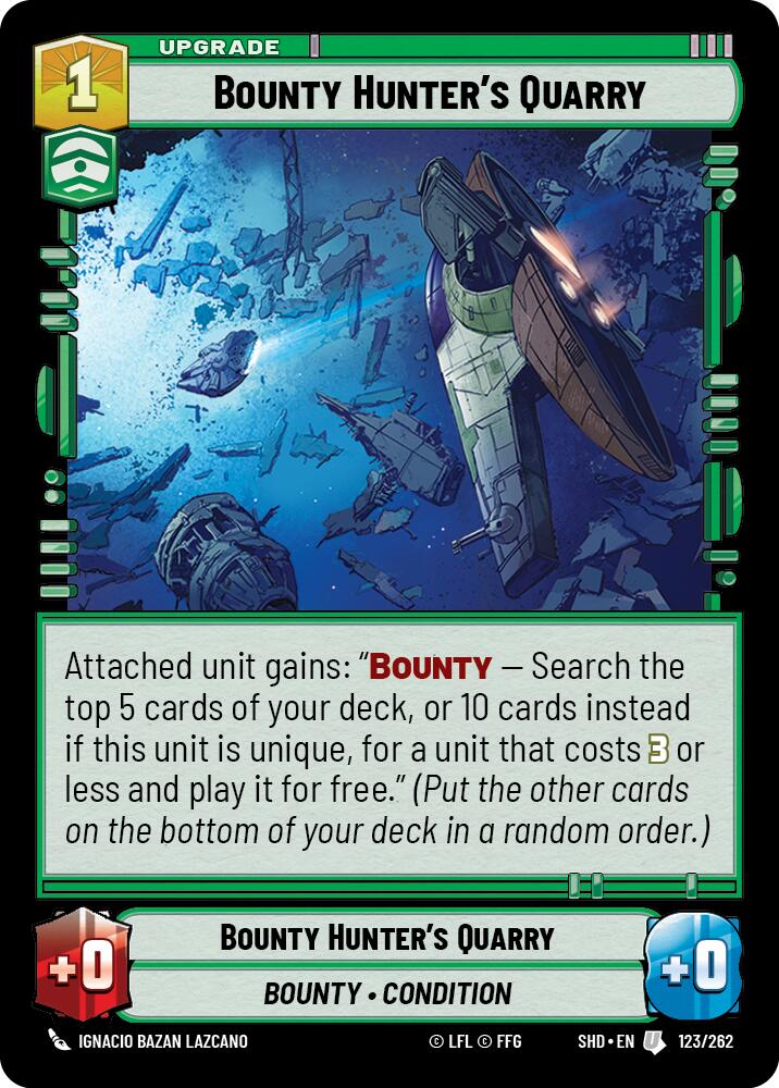 Bounty Hunter's Quarry (123/262) (123/262) [Shadows of the Galaxy] | Eastridge Sports Cards & Games