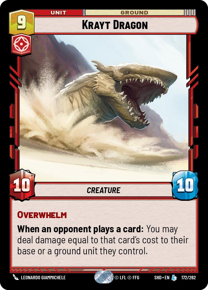 Krayt Dragon (172/262) (172/262) [Shadows of the Galaxy] | Eastridge Sports Cards & Games