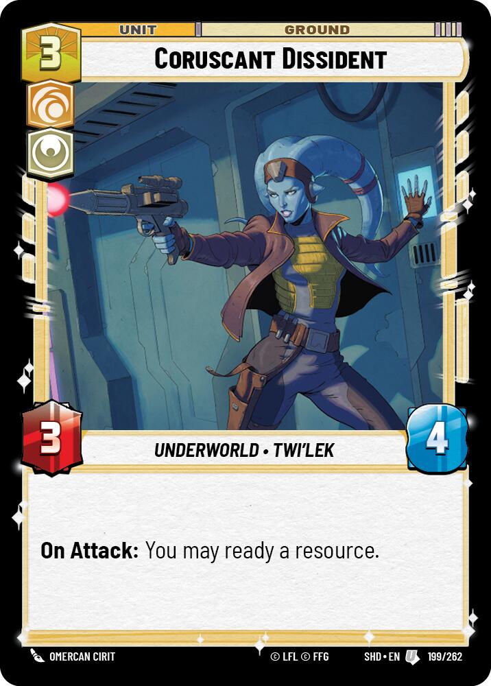 Coruscant Dissident (199/262) (199/262) [Shadows of the Galaxy] | Eastridge Sports Cards & Games