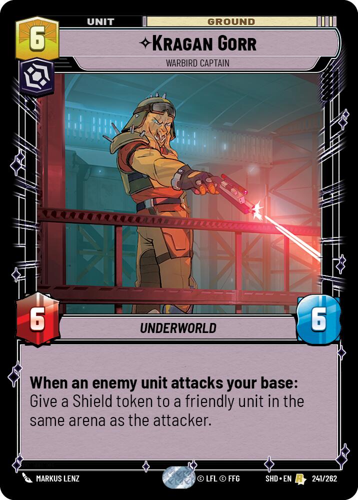 Kragan Gorr - Warbird Captain (241/262) (241/262) [Shadows of the Galaxy] | Eastridge Sports Cards & Games