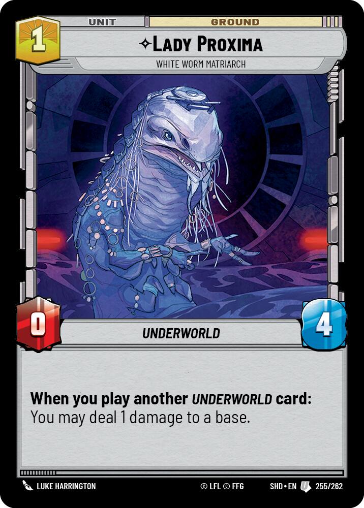 Lady Proxima - White Worm Matriarch (255/262) (255/262) [Shadows of the Galaxy] | Eastridge Sports Cards & Games
