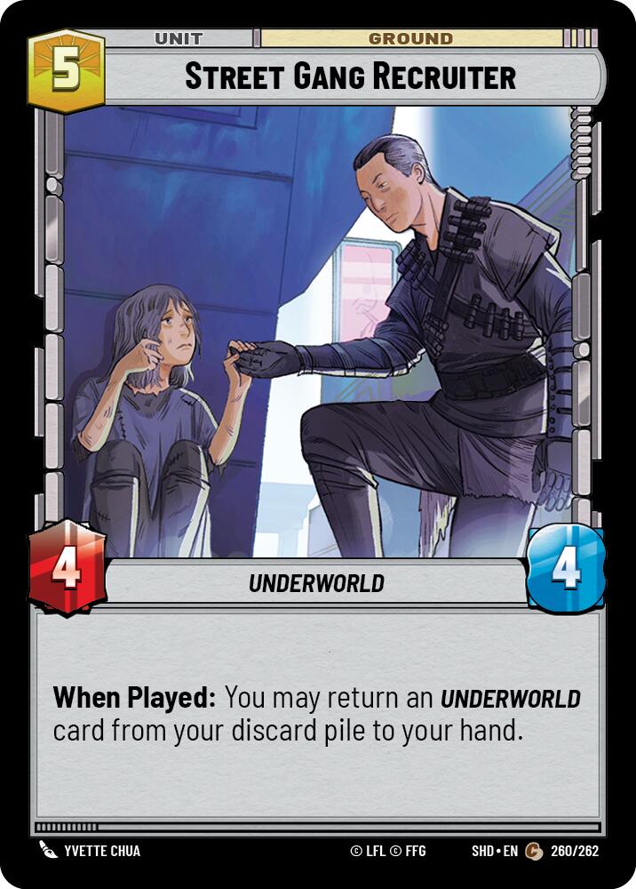 Street Gang Recruiter (260/262) (260/262) [Shadows of the Galaxy] | Eastridge Sports Cards & Games