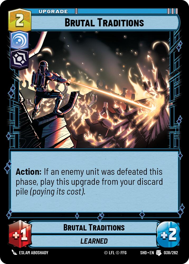 Brutal Traditions (038/262) (038/262) [Shadows of the Galaxy] | Eastridge Sports Cards & Games