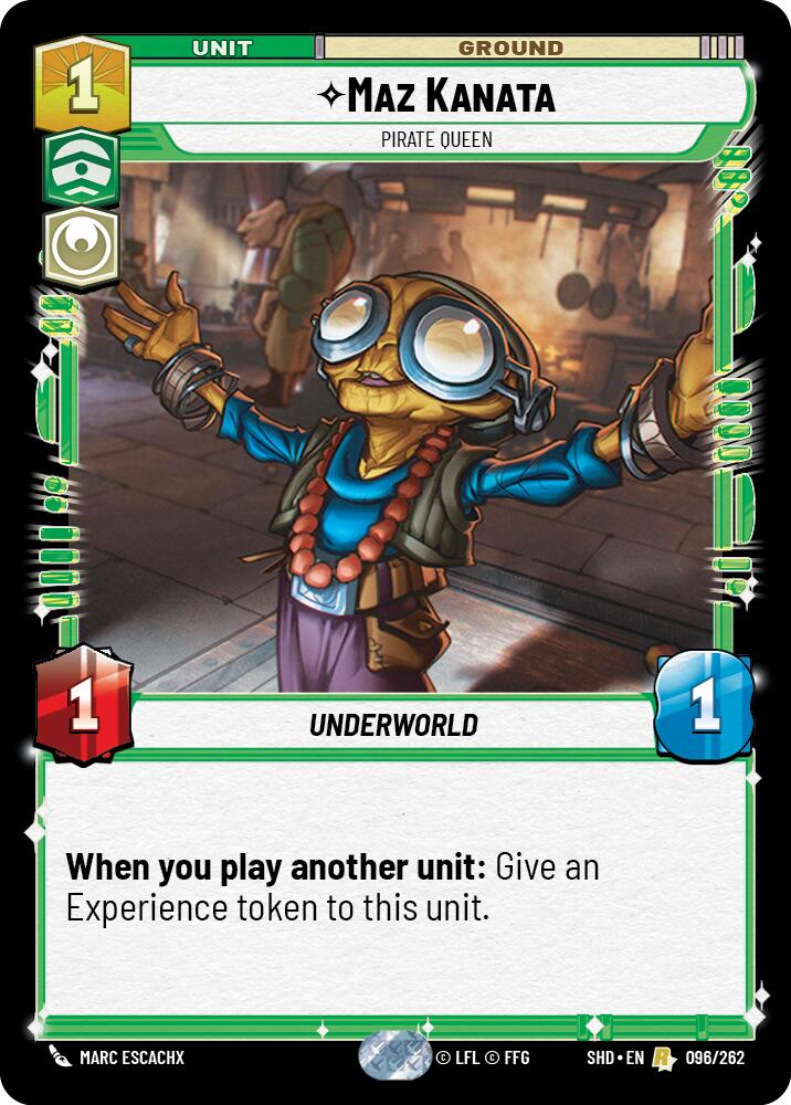 Maz Kanata - Pirate Queen (096/262) (096/262) [Shadows of the Galaxy] | Eastridge Sports Cards & Games