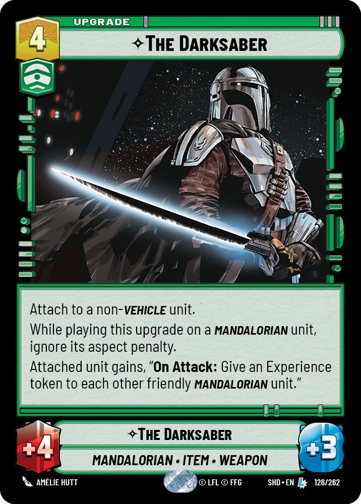 The Darksaber (126/262) (126/262) [Shadows of the Galaxy] | Eastridge Sports Cards & Games