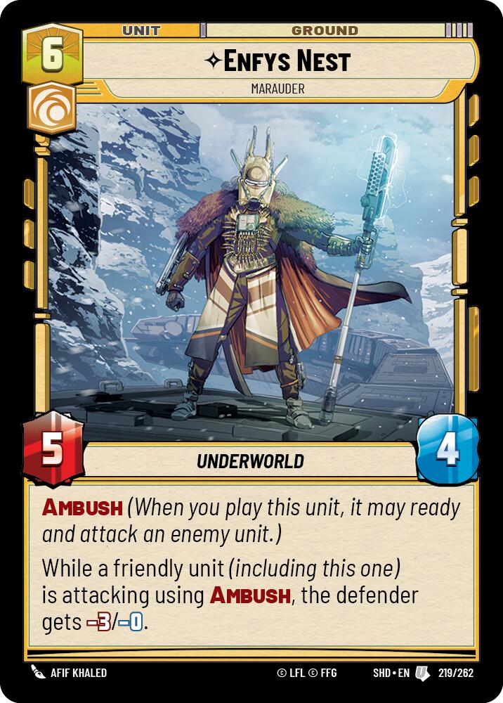 Enfys Nest - Marauder (219/262) (219/262) [Shadows of the Galaxy] | Eastridge Sports Cards & Games