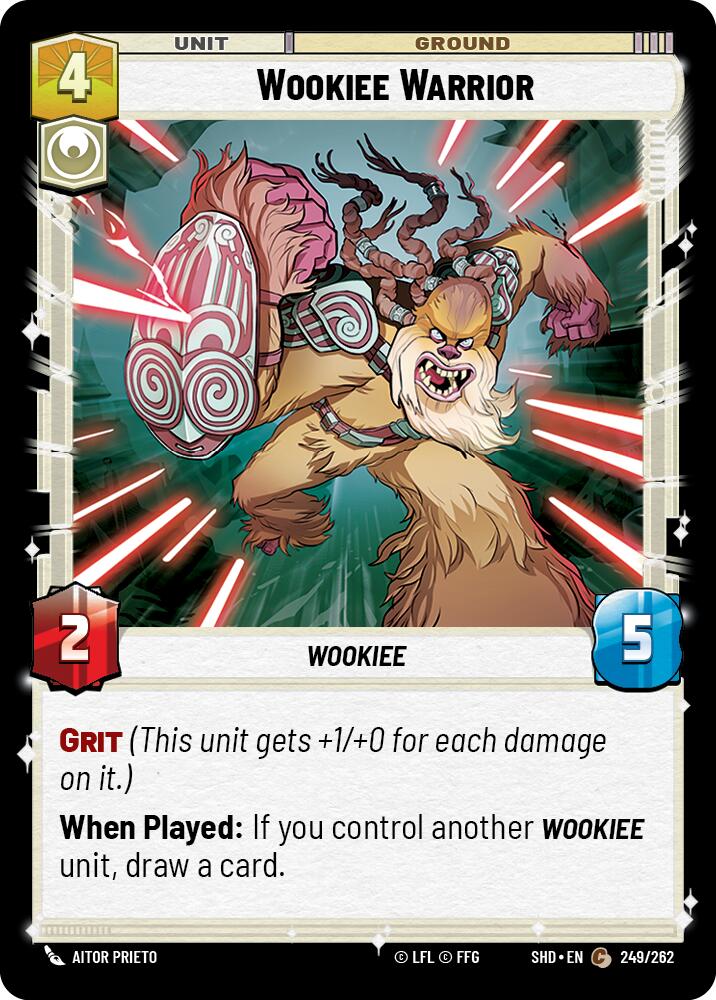 Wookiee Warrior (249/262) (249/262) [Shadows of the Galaxy] | Eastridge Sports Cards & Games