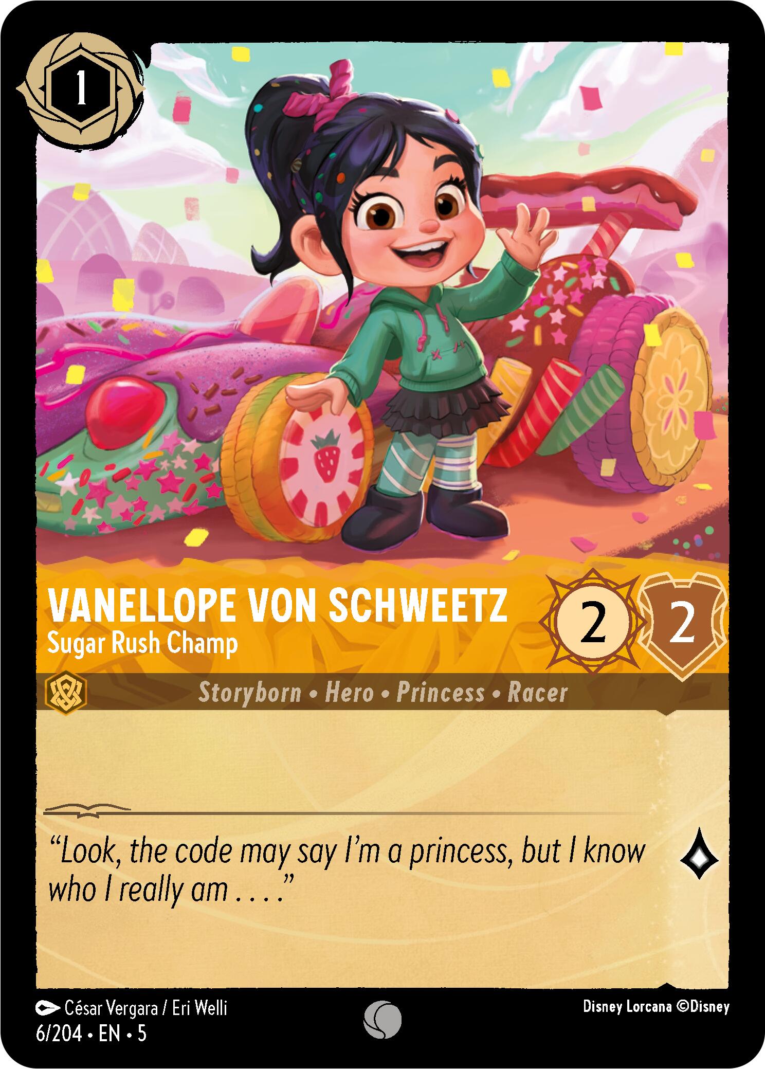 Vanellope von Schweetz - Sugar Rush Champ (6/204) [Shimmering Skies] | Eastridge Sports Cards & Games