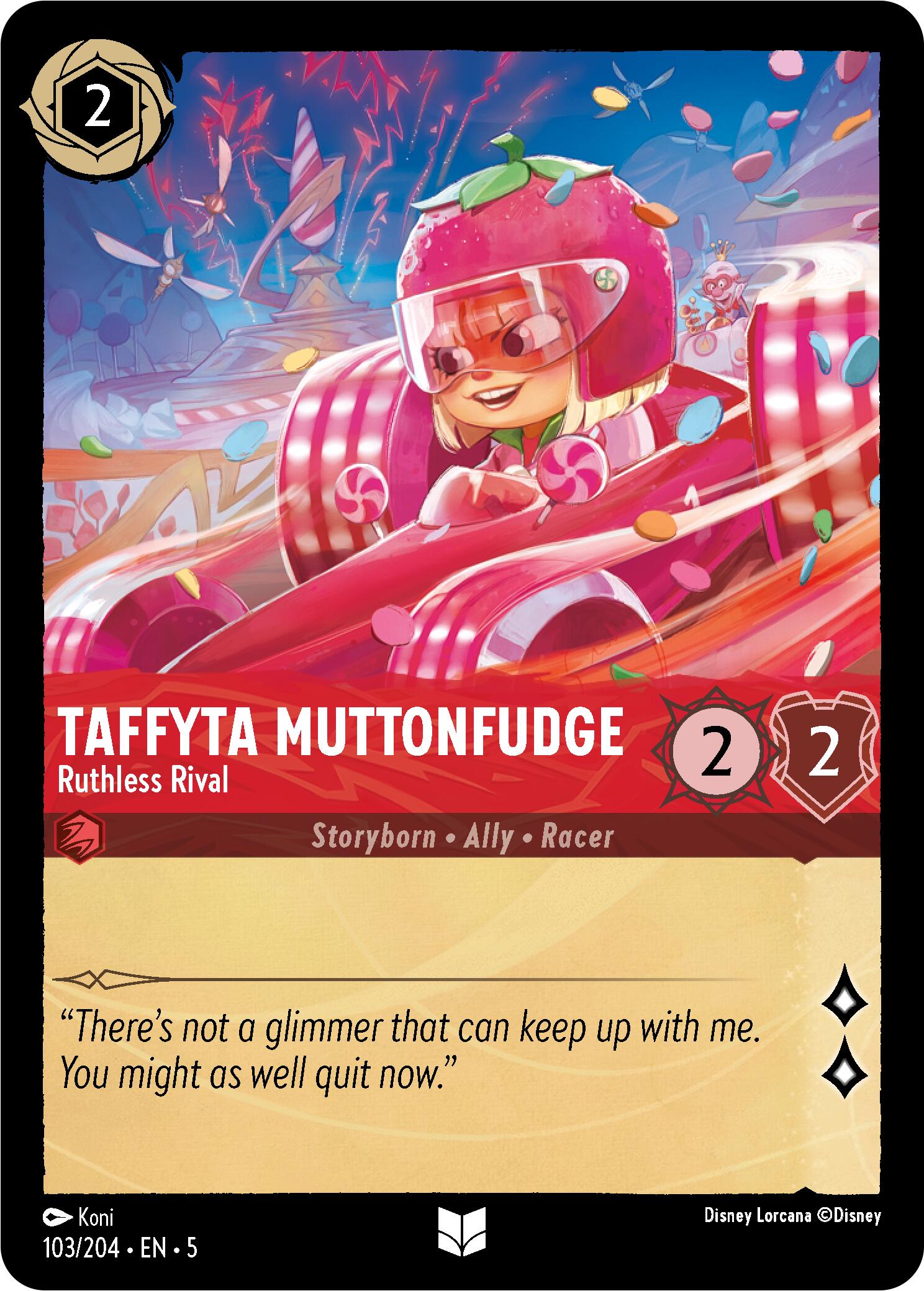 Taffyta Muttonfudge - Ruthless Rival (103/204) [Shimmering Skies] | Eastridge Sports Cards & Games