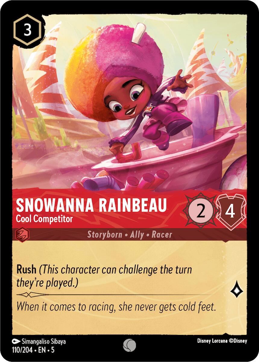 Snowanna Rainbeau - Cool Competitor (110/204) [Shimmering Skies] | Eastridge Sports Cards & Games