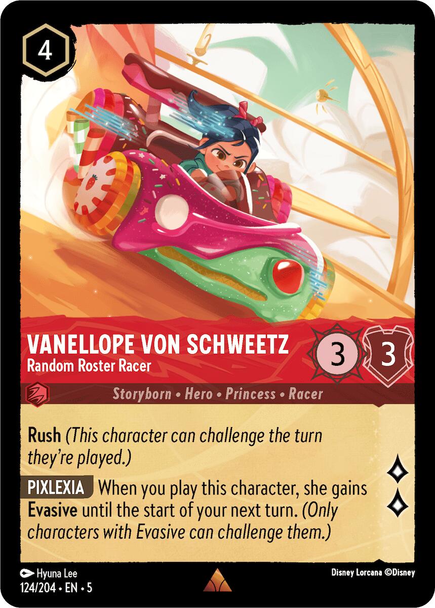 Vanellope von Schweetz - Random Roster Racer (124/204) [Shimmering Skies] | Eastridge Sports Cards & Games