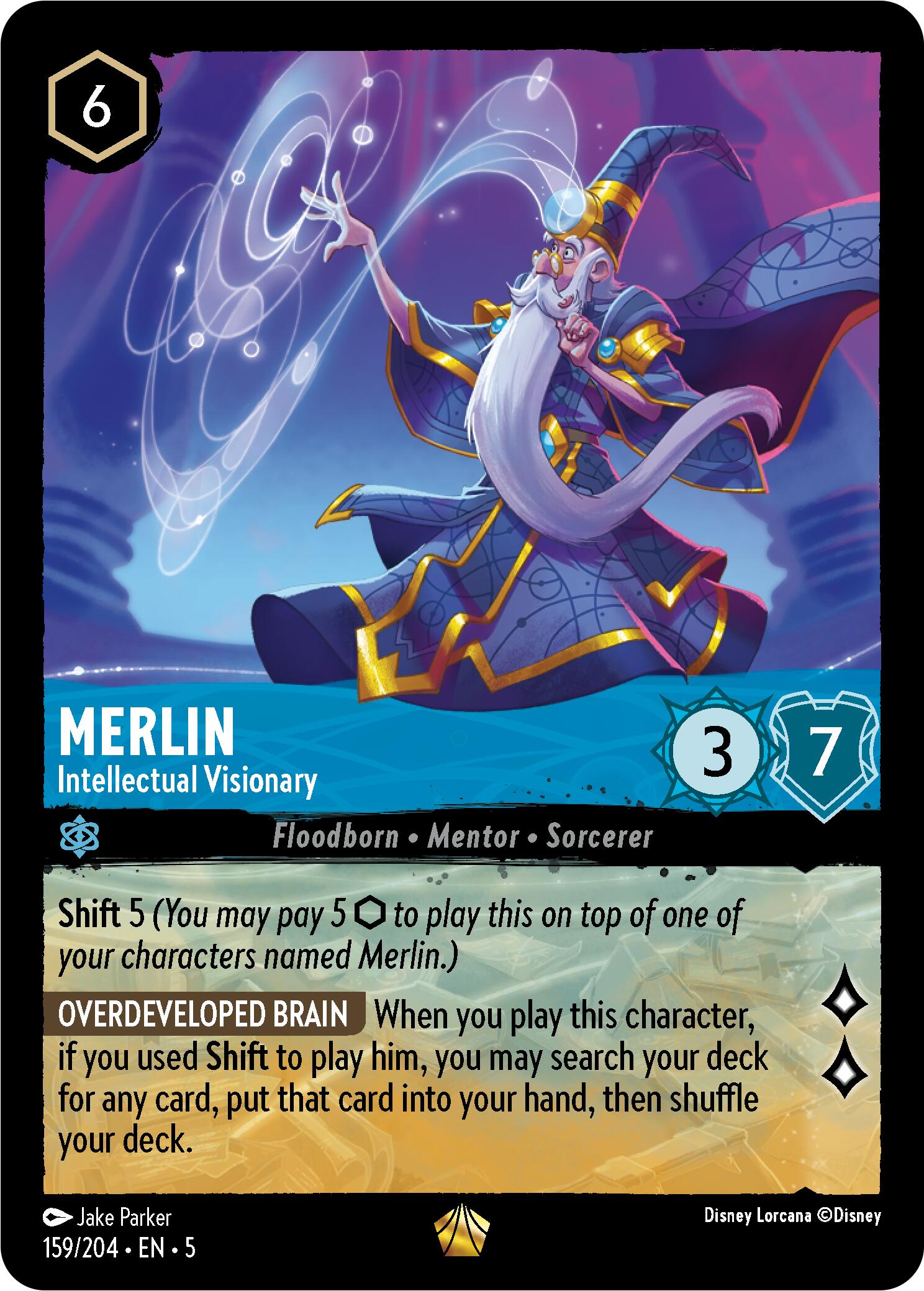 Merlin - Intellectual Visionary (159/204) [Shimmering Skies] | Eastridge Sports Cards & Games