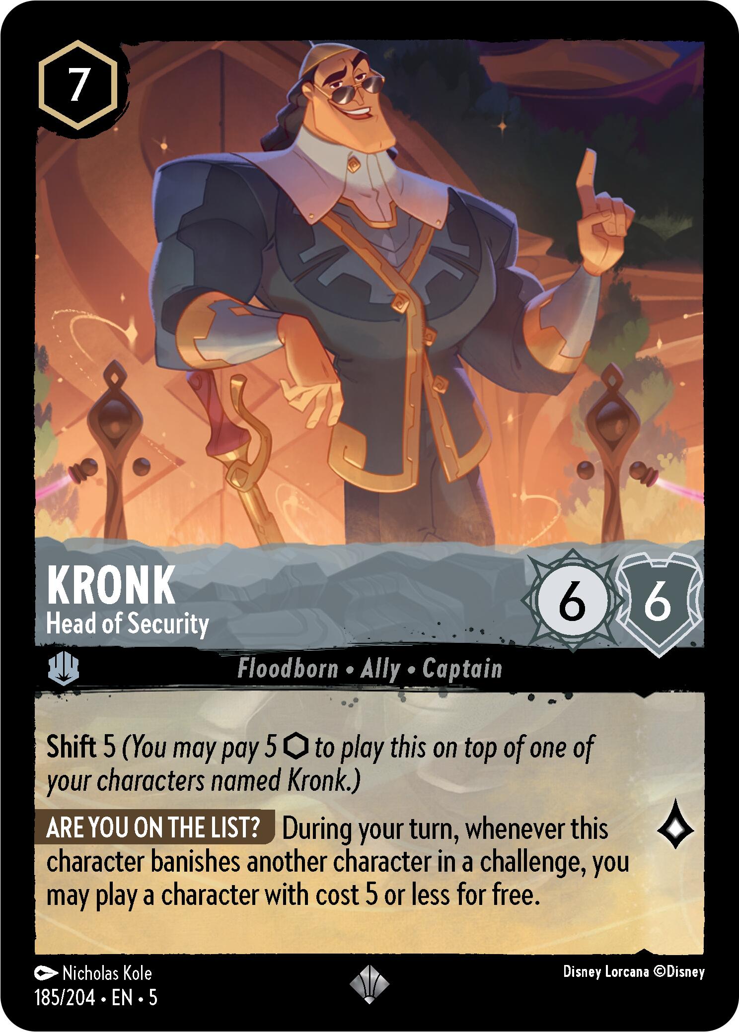 Kronk - Head of Security (185/204) [Shimmering Skies] | Eastridge Sports Cards & Games