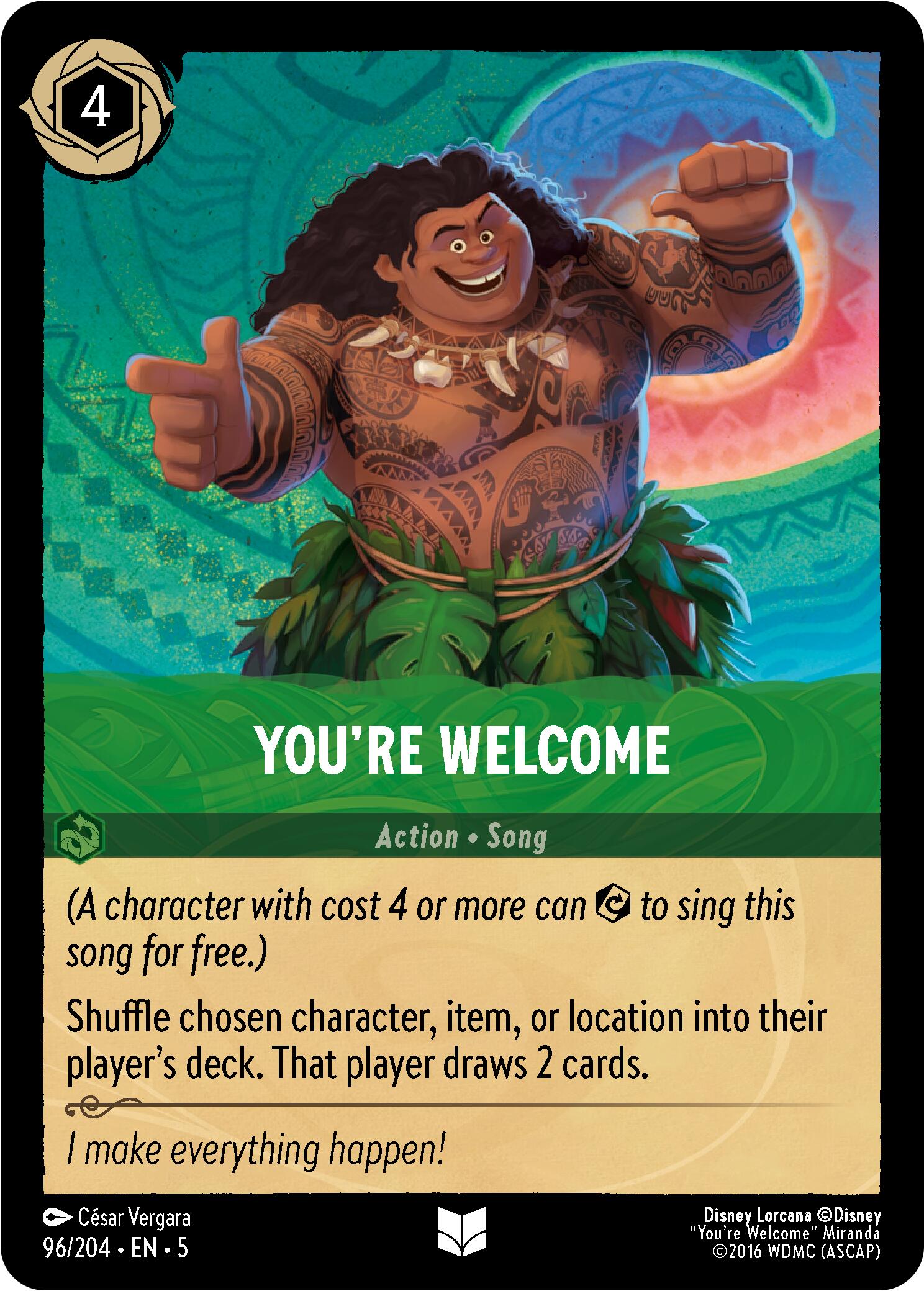 You're Welcome (96/204) [Shimmering Skies] | Eastridge Sports Cards & Games