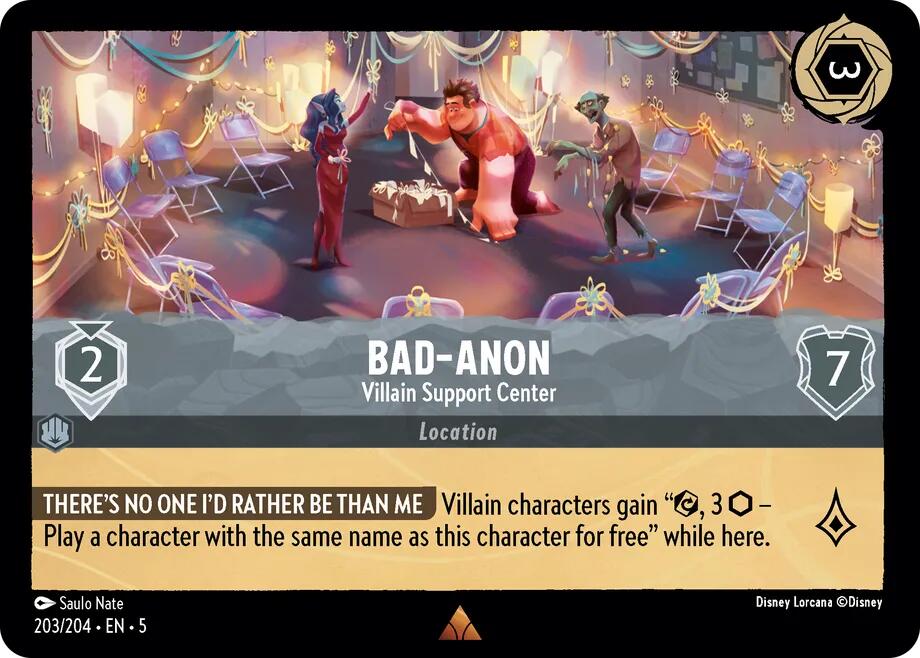 Bad-Anon - Villain Support Center (203/204) [Shimmering Skies] | Eastridge Sports Cards & Games