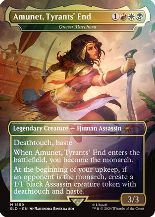 Amunet, Tyrants' End - Queen Marchesa (Rainbow Foil) [Secret Lair Drop Series] | Eastridge Sports Cards & Games