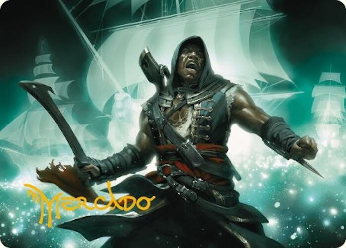 Adewale, Breaker of Chains Art Card (Gold-Stamped Signature) [Assassin's Creed Art Series] | Eastridge Sports Cards & Games