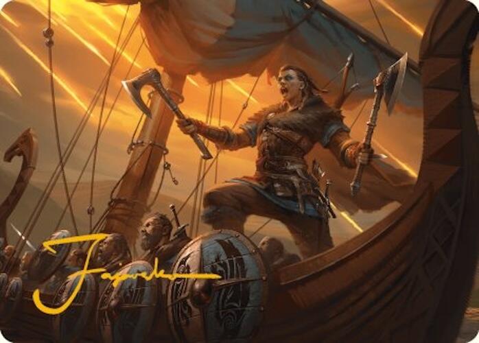Eivor, Battle-Ready Art Card (Gold-Stamped Signature) [Assassin's Creed Art Series] | Eastridge Sports Cards & Games