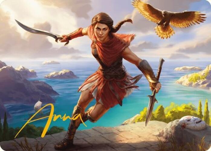 Kassandra, Eagle Bearer Art Card (Gold-Stamped Signature) [Assassin's Creed Art Series] | Eastridge Sports Cards & Games