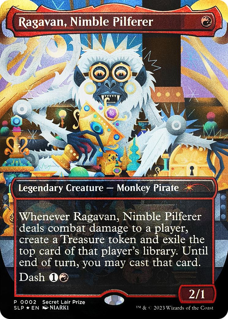 Ragavan, Nimble Pilferer (Borderless) [Secret Lair Showdown] | Eastridge Sports Cards & Games