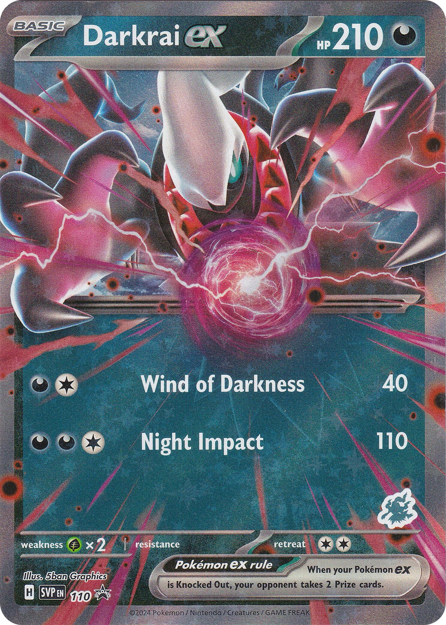 Darkrai ex (110) (Darkrai) [Battle Academy 2024] | Eastridge Sports Cards & Games