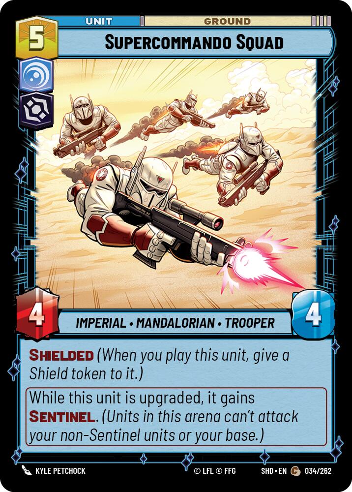 Supercommando Squad (034/262) (034/262) [Shadows of the Galaxy] | Eastridge Sports Cards & Games