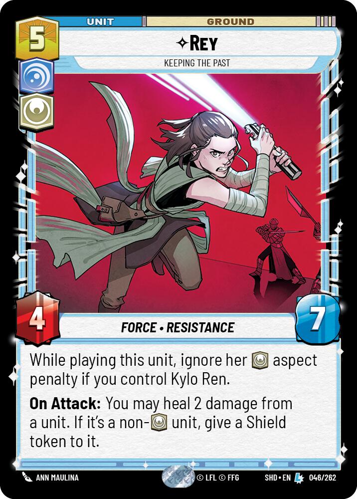 Rey - Keeping the Past (046/262) (046/262) [Shadows of the Galaxy] | Eastridge Sports Cards & Games