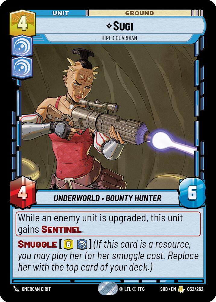 Sugi - Hired Guardian (052/262) (052/262) [Shadows of the Galaxy] | Eastridge Sports Cards & Games