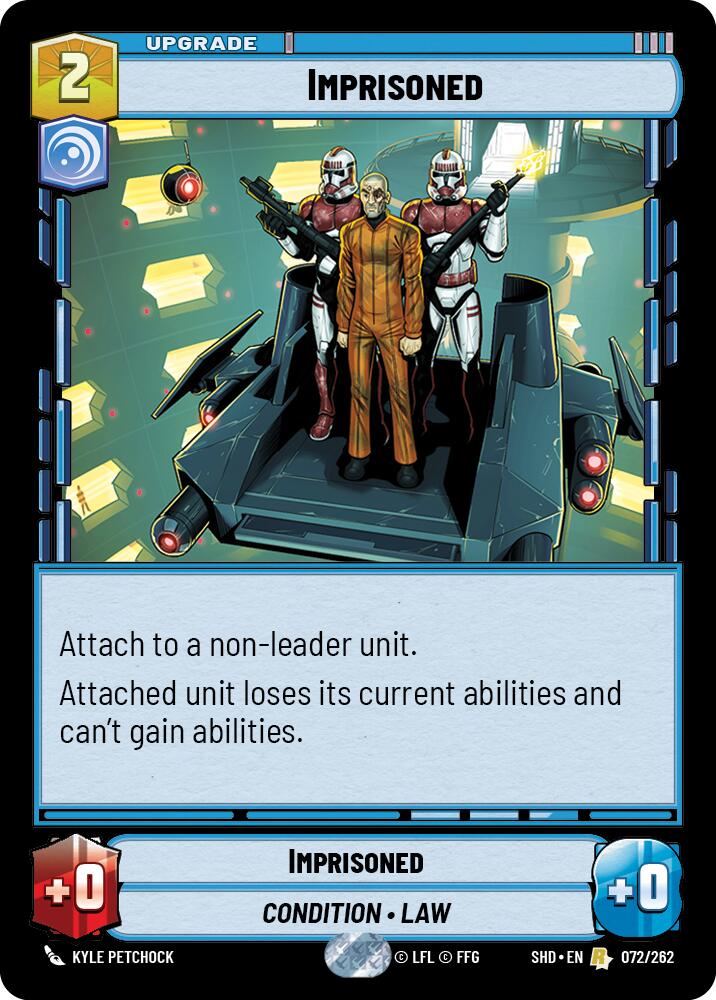 Imprisoned (072/262) (072/262) [Shadows of the Galaxy] | Eastridge Sports Cards & Games