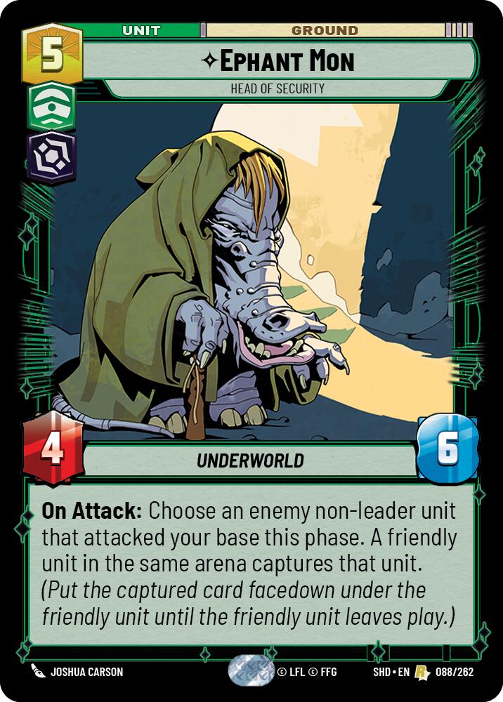 Ephant Mon - Head of Security (088/262) (088/262) [Shadows of the Galaxy] | Eastridge Sports Cards & Games