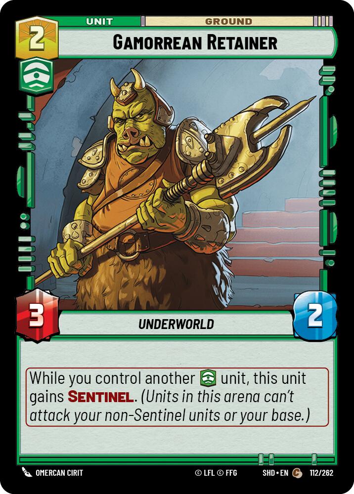 Gamorrean Retainer (112/262) (112/262) [Shadows of the Galaxy] | Eastridge Sports Cards & Games