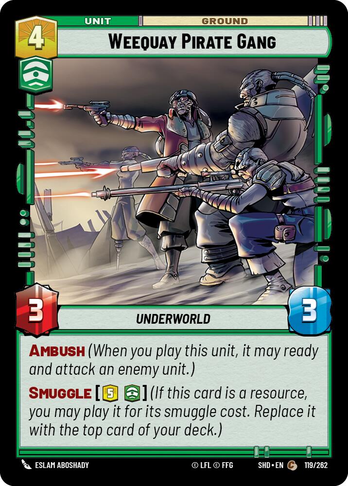 Weequay Pirate Gang (119/262) (119/262) [Shadows of the Galaxy] | Eastridge Sports Cards & Games