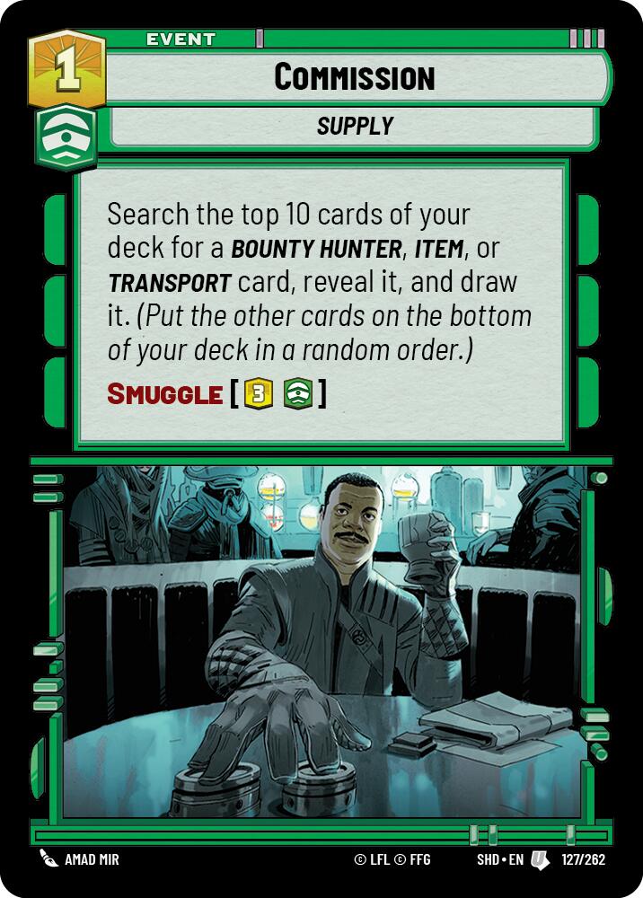 Commission (127/262) (127/262) [Shadows of the Galaxy] | Eastridge Sports Cards & Games