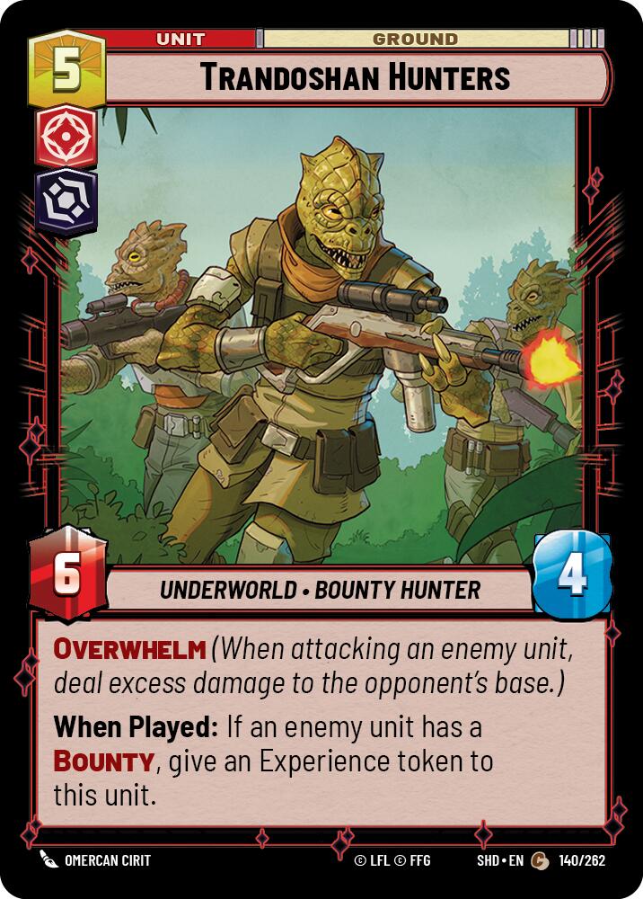 Trandoshan Hunters (140/262) (140/262) [Shadows of the Galaxy] | Eastridge Sports Cards & Games
