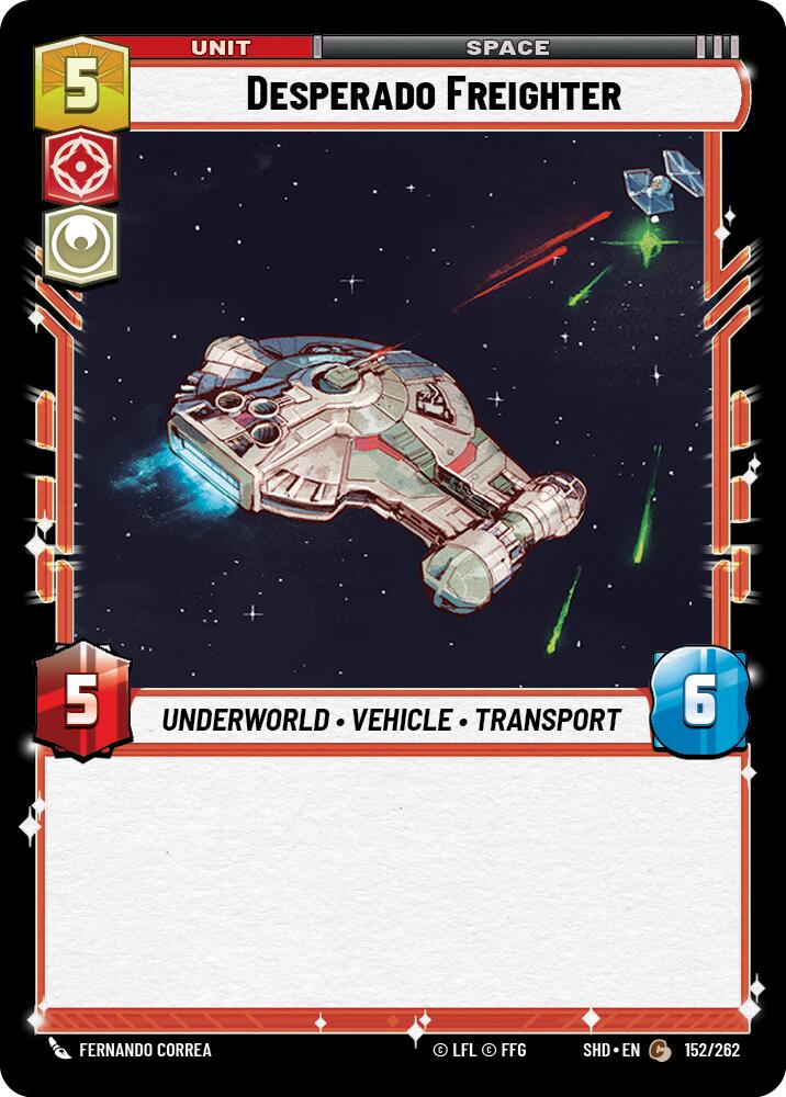 Desperado Freighter (152/262) (152/262) [Shadows of the Galaxy] | Eastridge Sports Cards & Games