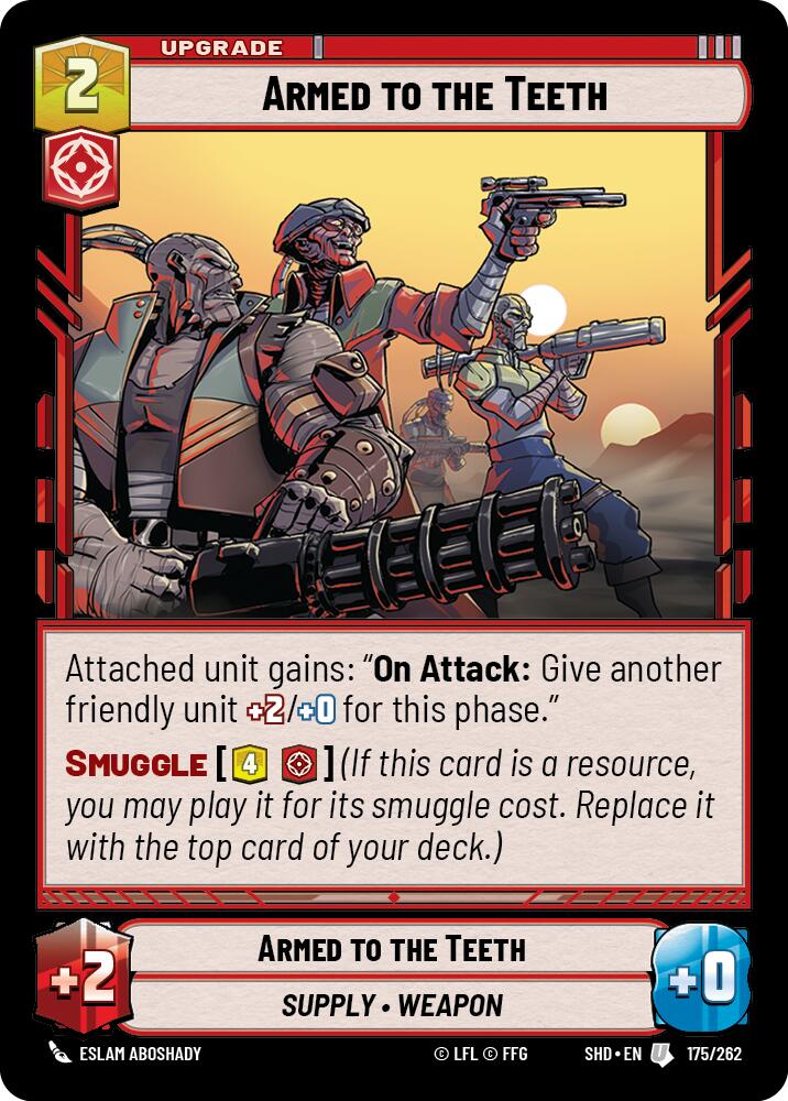 Armed to the Teeth (175/262) (175/262) [Shadows of the Galaxy] | Eastridge Sports Cards & Games